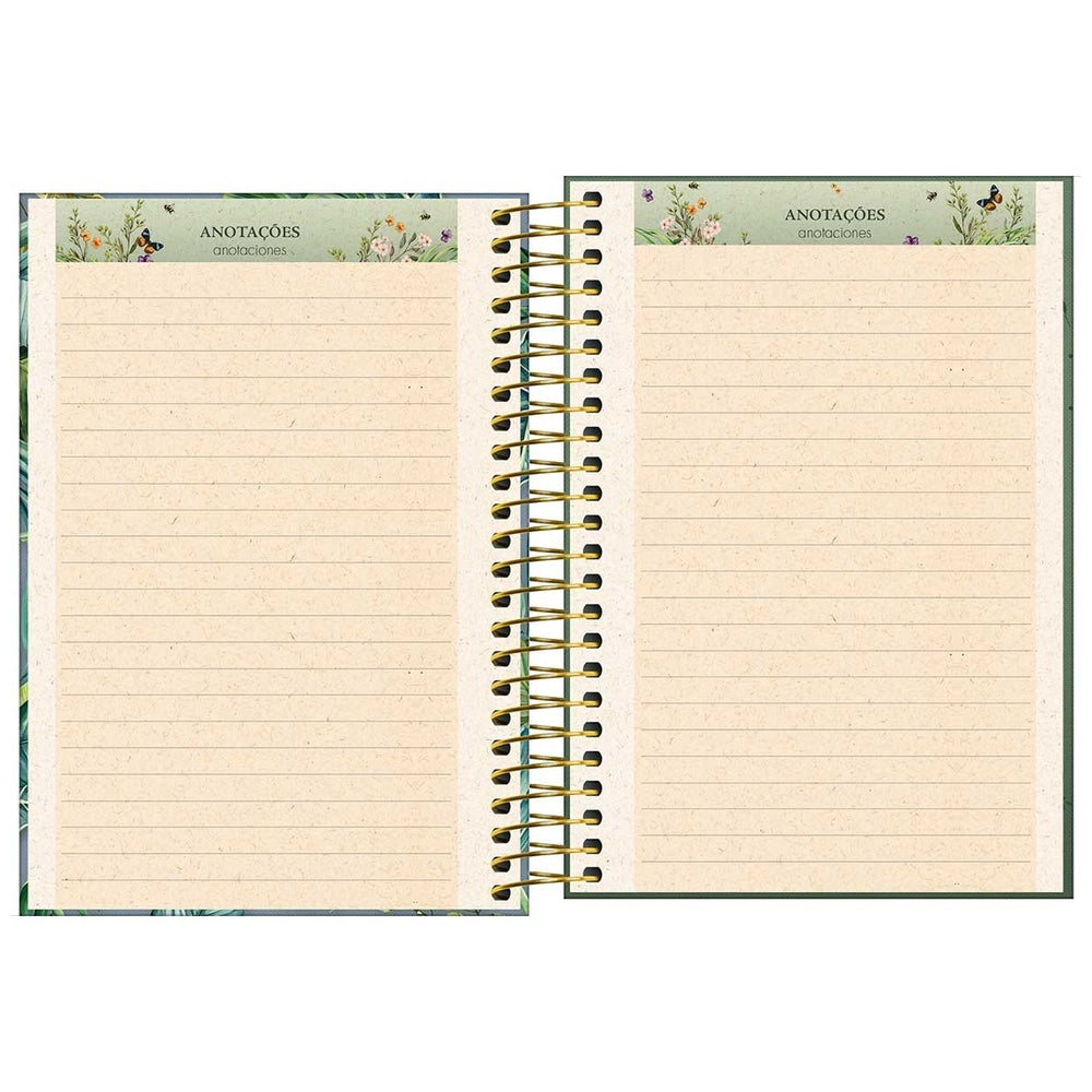 Agenda Espiral Tilibra Naturalis Diaria M5 2027 Verde