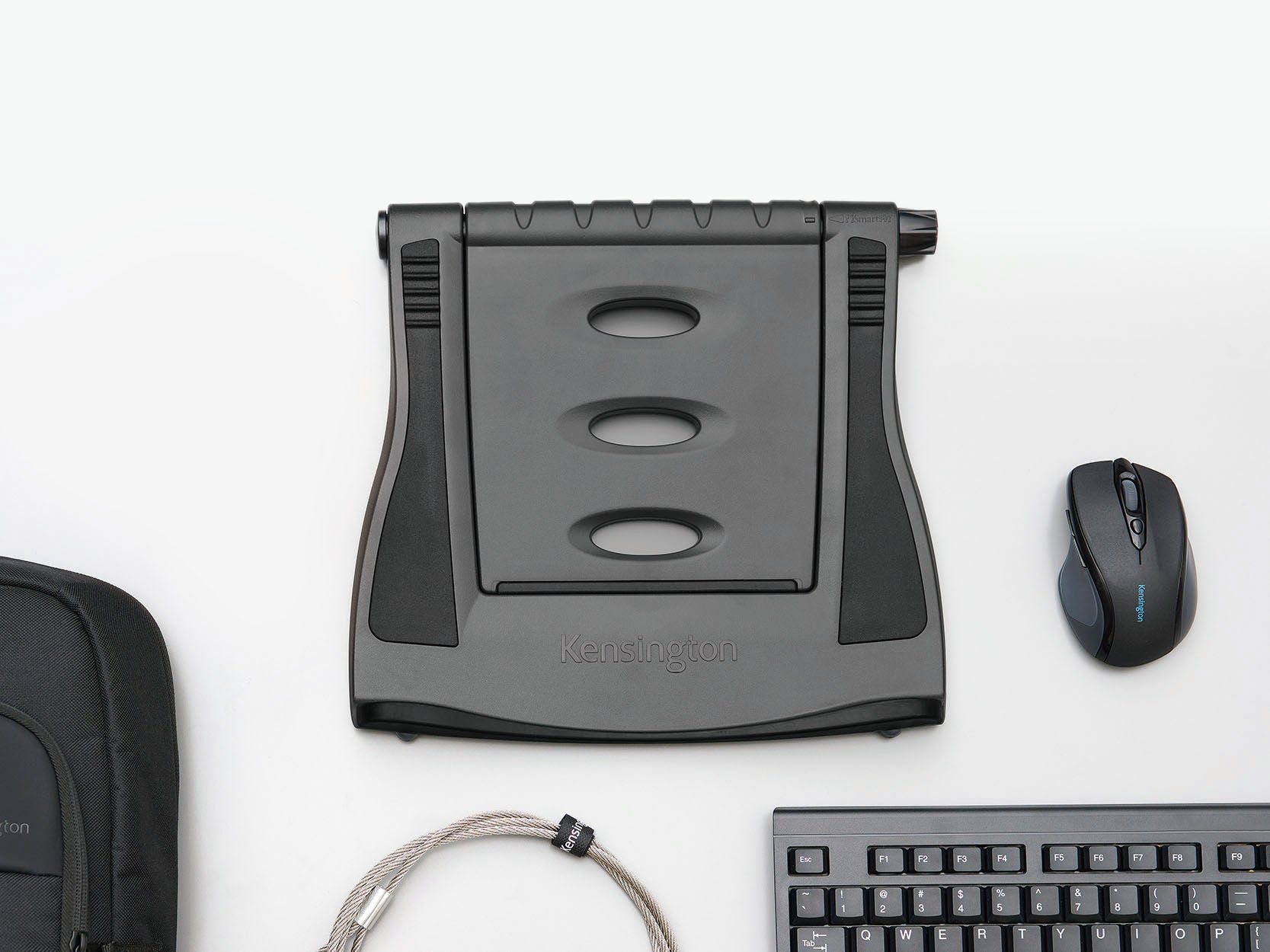 Base para Notebook Kensington Easy Riser® EQ SmartFit® Negra