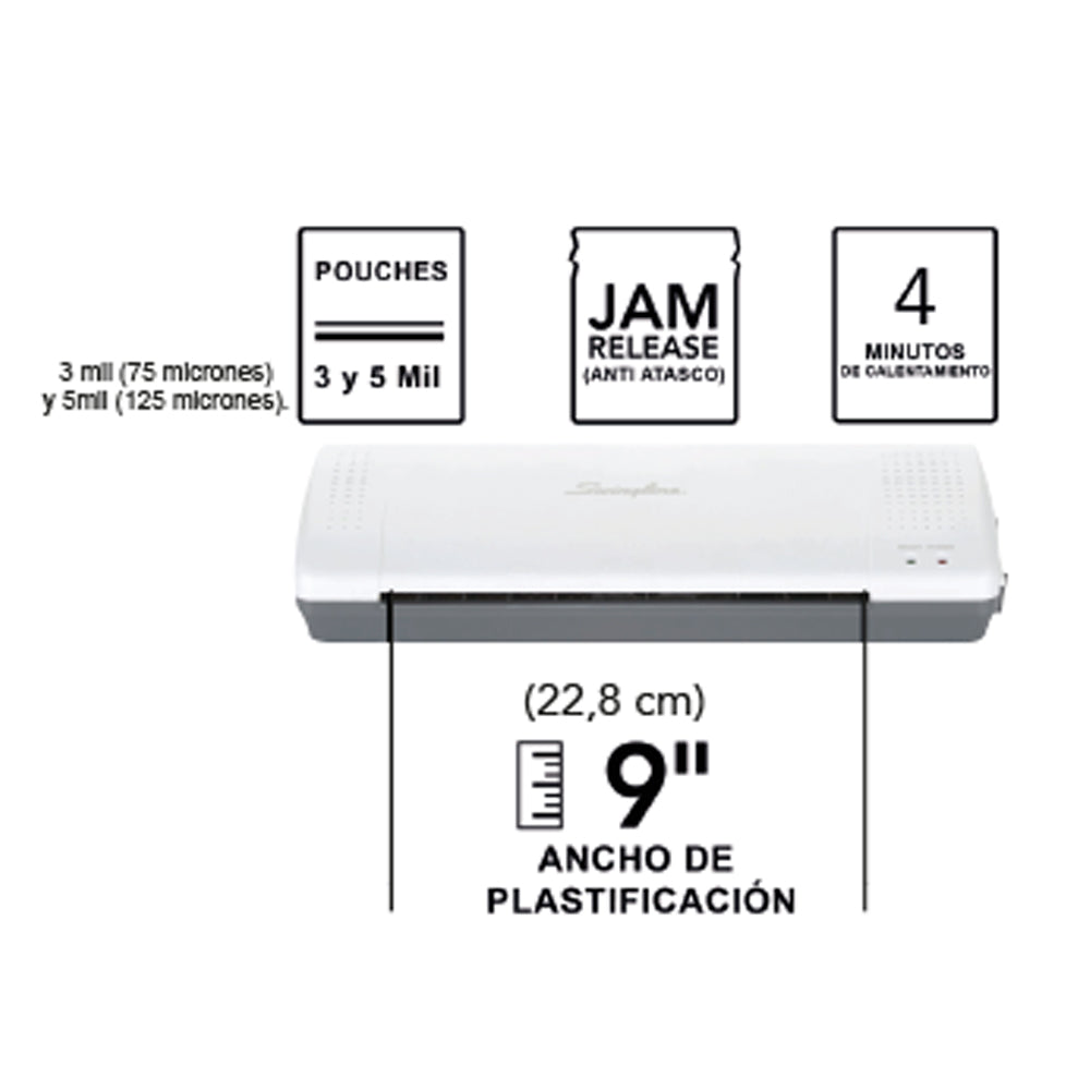 Plastificadora de Papel A4 Inspire Plus Blanca