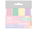 Destacador texto mini Happy Tilibra