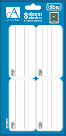 Etiqueta Adhesiva Blanca Tilibra