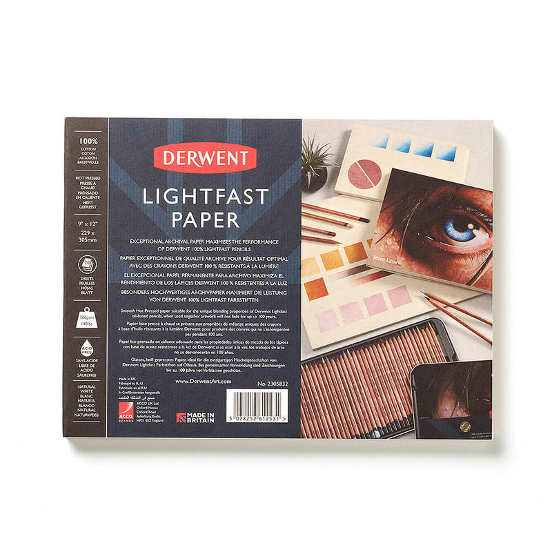 Block papel Lightfast 22,9x30,5 Derwent