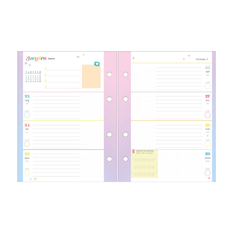 Planner Refill Happy M7 2023